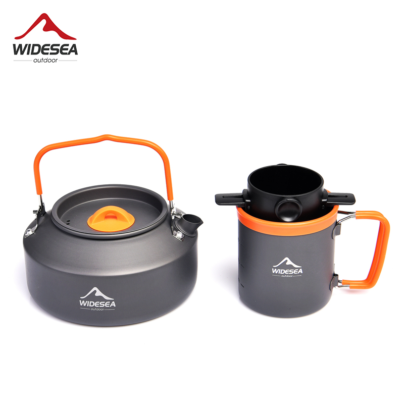 Camping Cooking Mug - Widesea Camping Coffee Cookware Set Outdoor