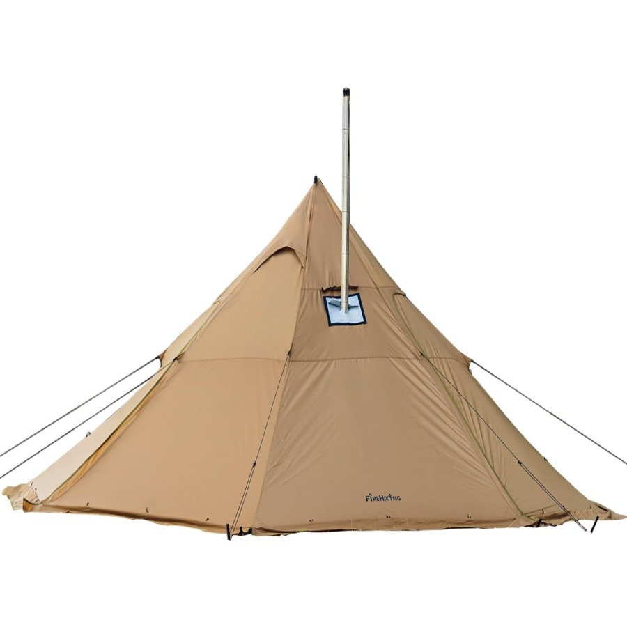 Camping Double Cooking Stove - Camping Hot Tent 4-8 Person Tipi