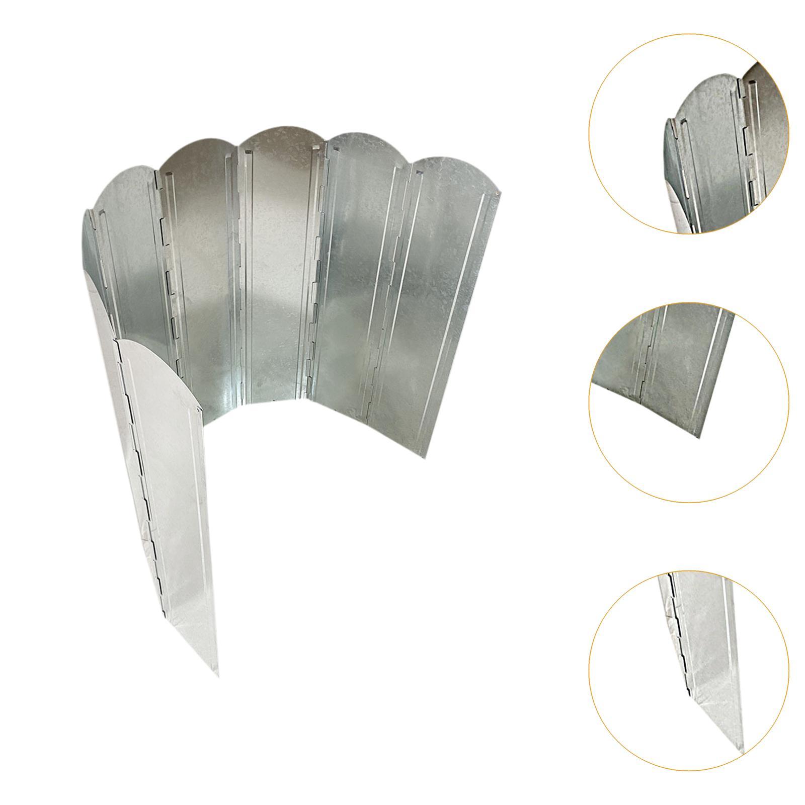 Camping Cooking Wind Blocker - Portable Foldable Stove Windshield Camping Cooking