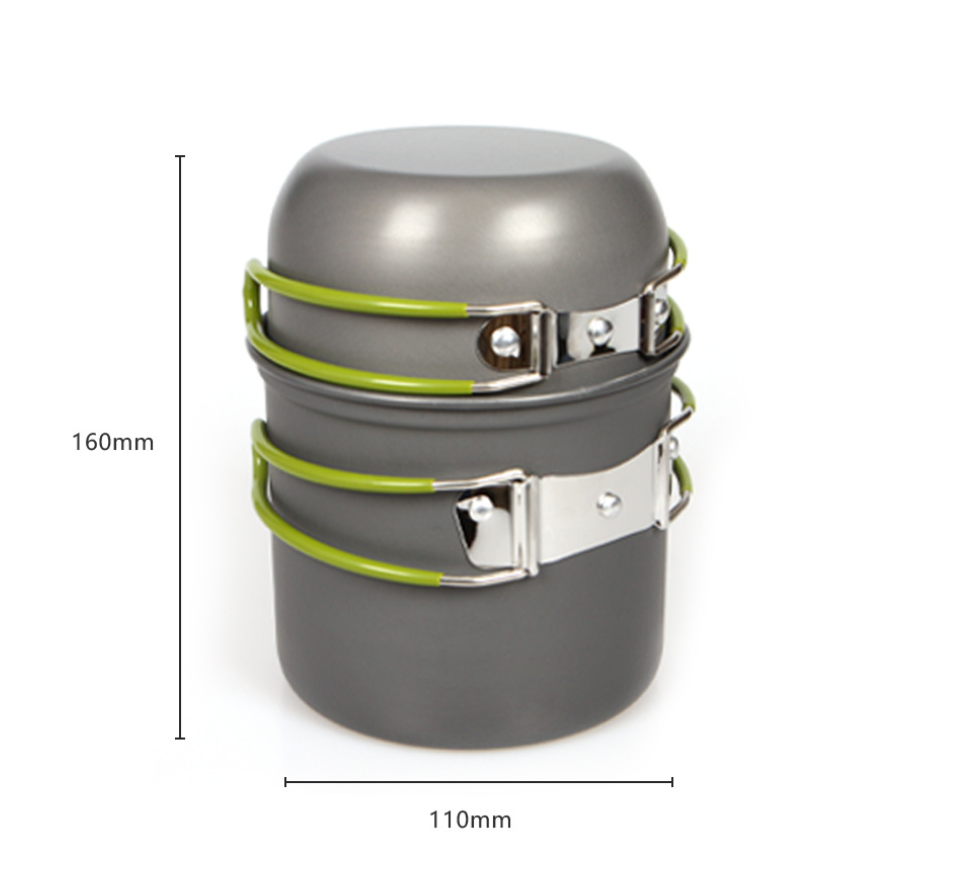 Ultralight Camping Pot Set: Ca - Camping Cooking Roll recensie en prijs