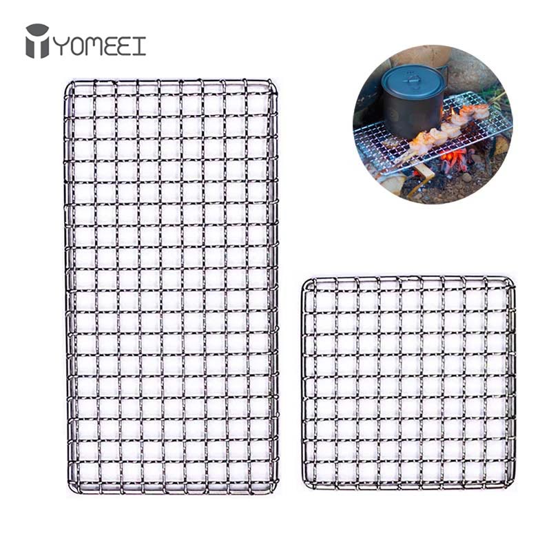 YOMEEI 2Pcs Stainless Steel BB - Camping Cooking Mesh recensie en prijs