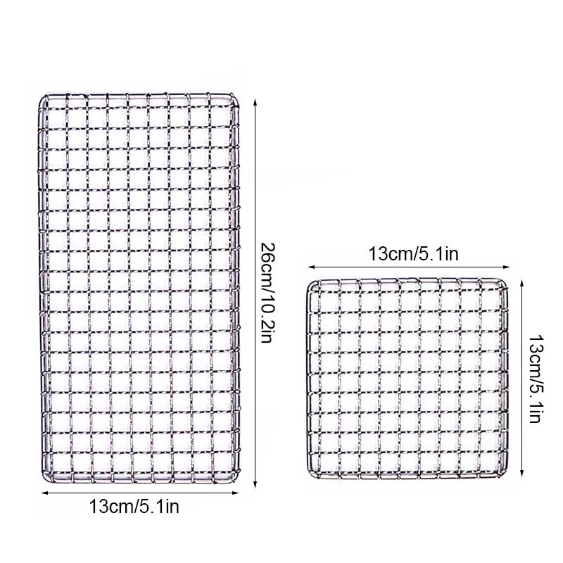 YOMEEI 2Pcs Stainless Steel BB - Camping Cooking Mesh recensie en prijs