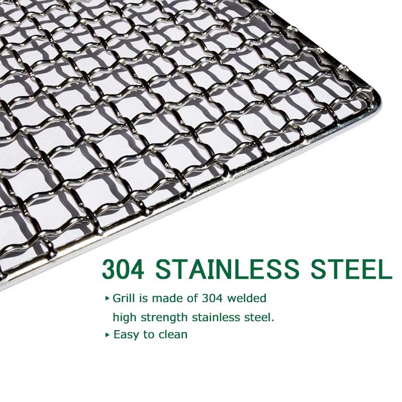 YOMEEI 2Pcs Stainless Steel BB - Camping Cooking Mesh recensie en prijs
