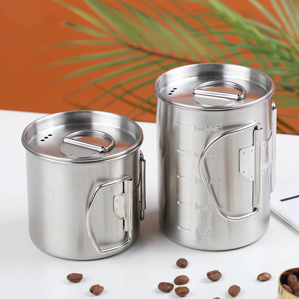 Outdoor Stainless Steel Campin - Camping Cooking Mug recensie en prijs