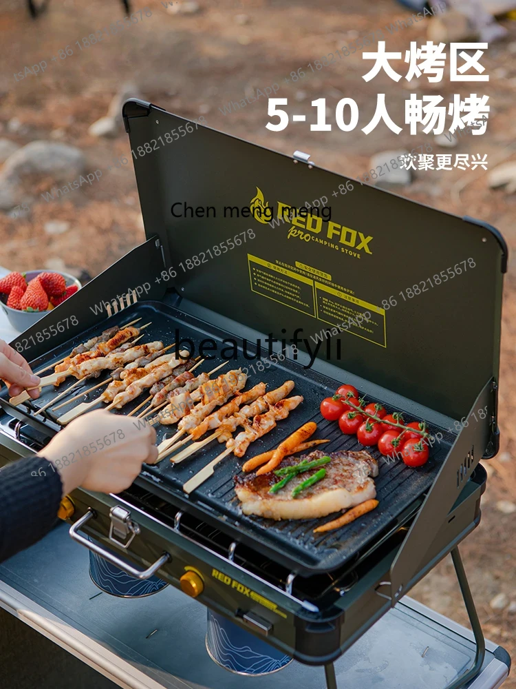 Z189 Double Head Gas Grill Coo - Camping Double Cooking Stove recensie en prijs