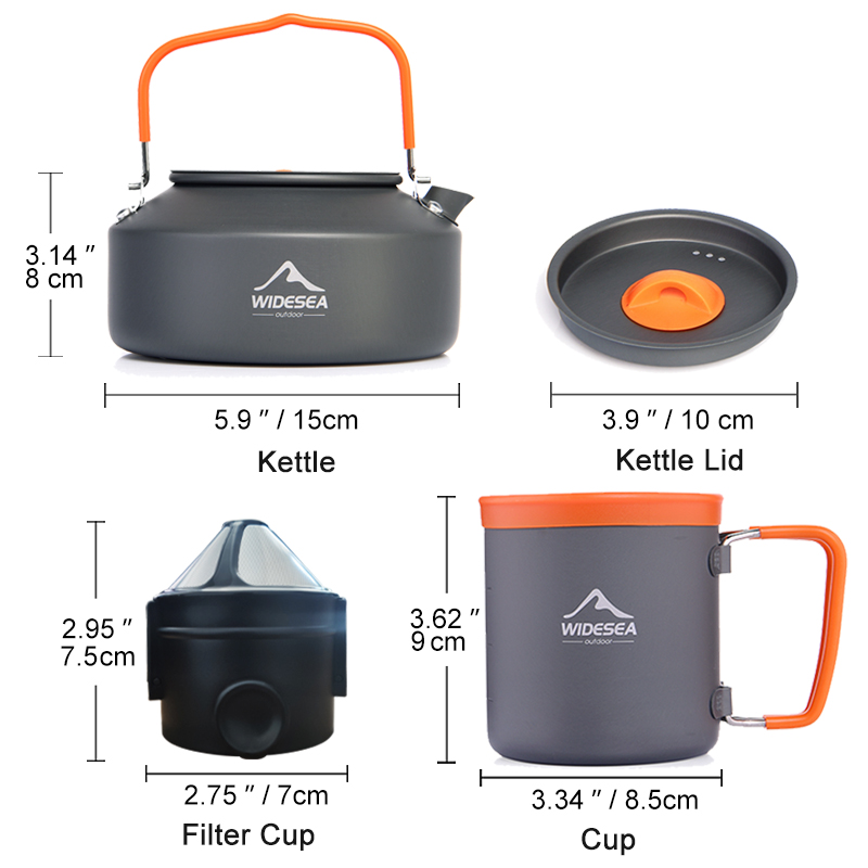 Widesea Camping Coffee Cookwar - Camping Cooking Mug recensie en prijs