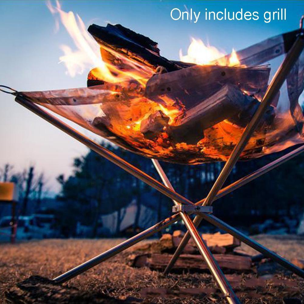 Portable Fire Pit Durable Outd - Camping Cooking Mesh recensie en prijs