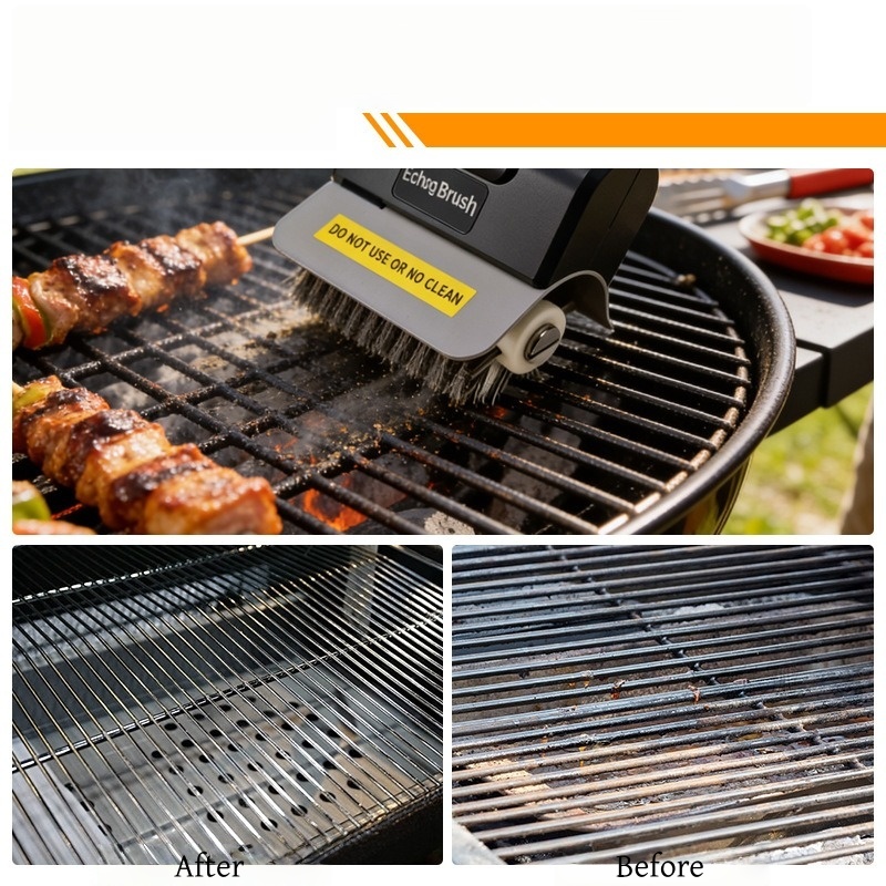JUSTINLAU Electric Grill Brush - Camping Cooking Mesh recensie en prijs