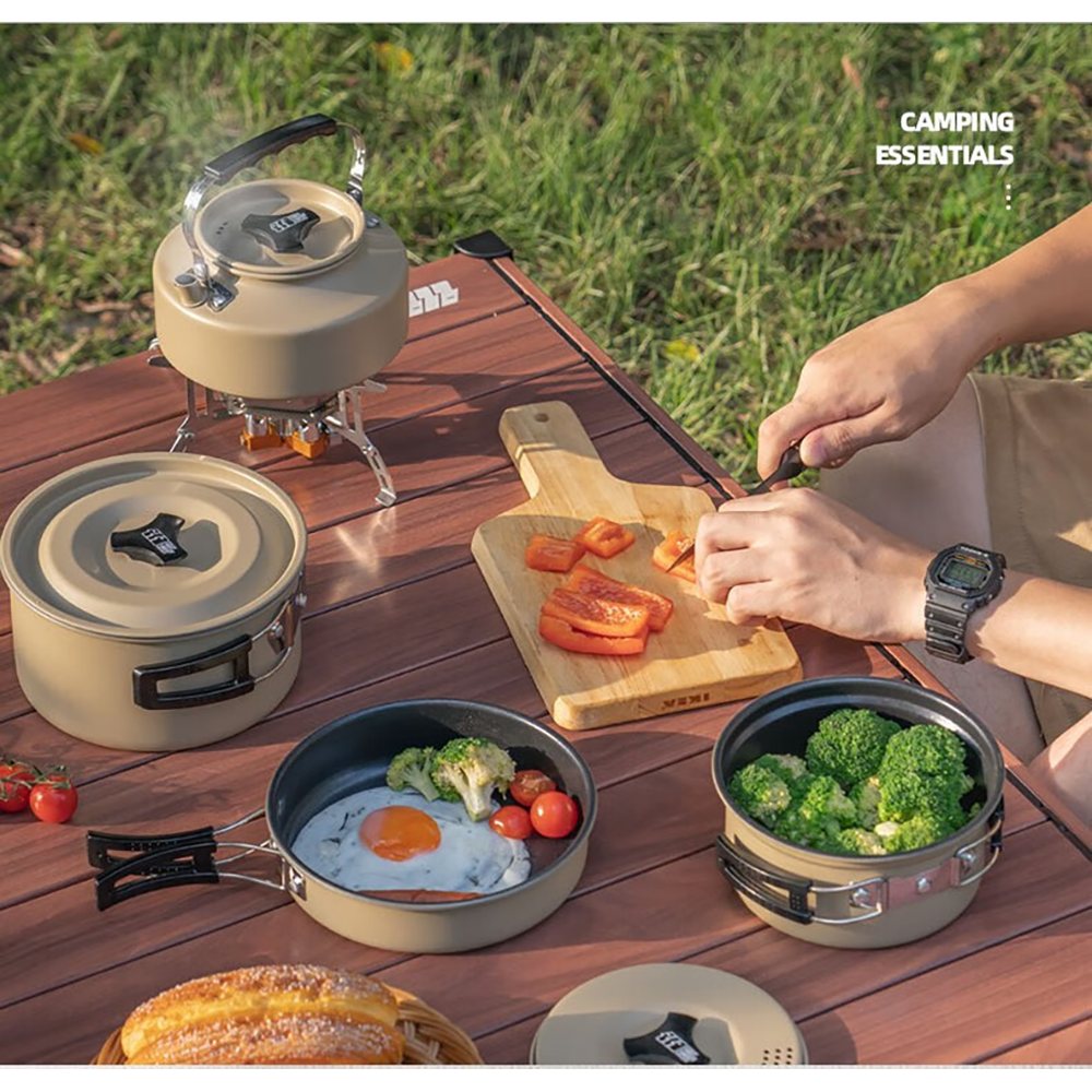 Outdoor Camping Cooker Set Out - Camping Cooking Set 2 Person recensie en prijs