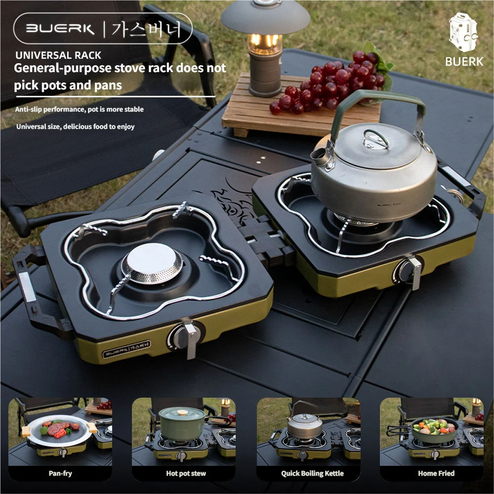 Double Head Stove Dual Burner  - Camping Double Cooking Stove recensie en prijs