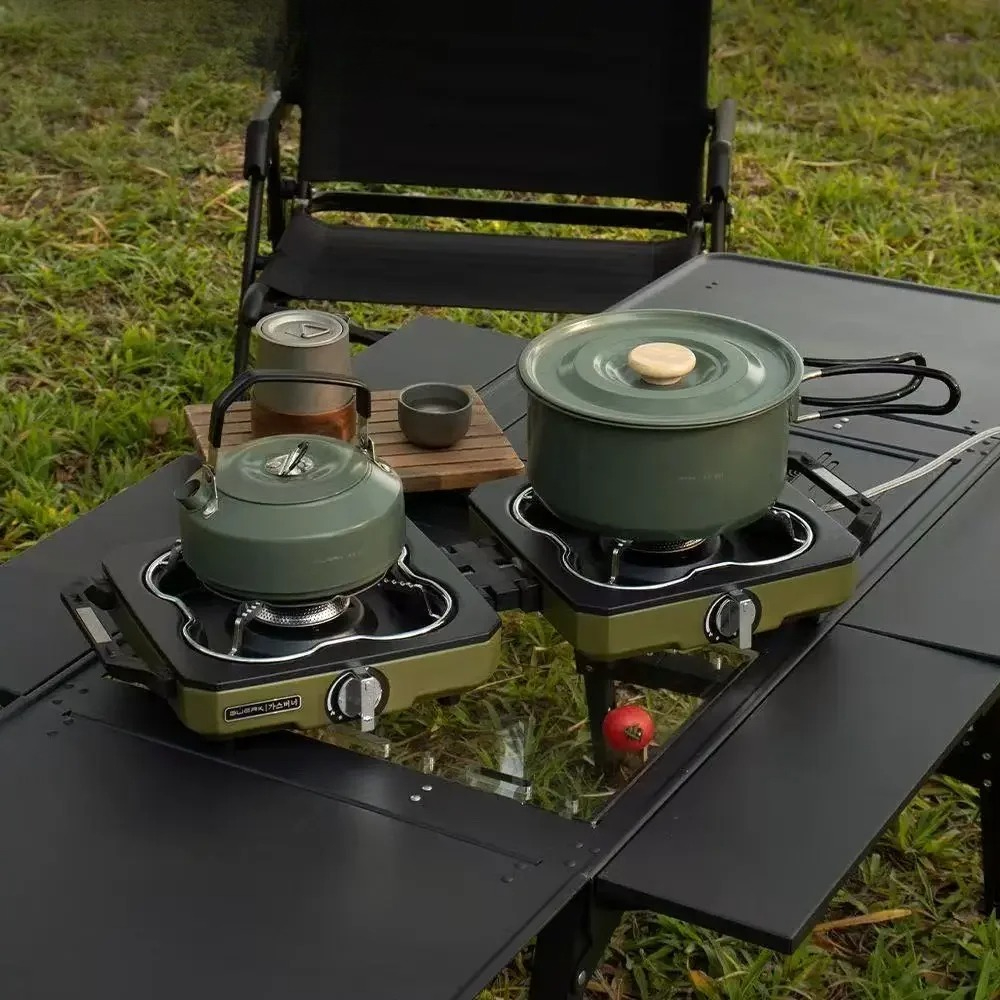 Double Head Stove Dual Burner  - Camping Double Cooking Stove recensie en prijs