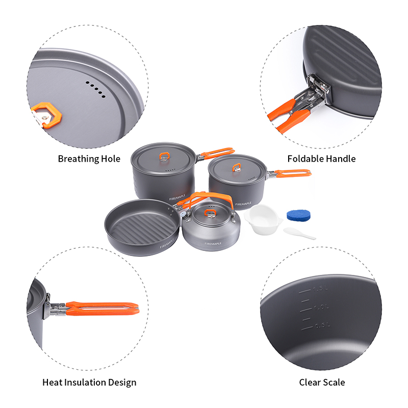 Fire Maple 4-5 Person Cookware - Camping Cooking Set 2 Person recensie en prijs