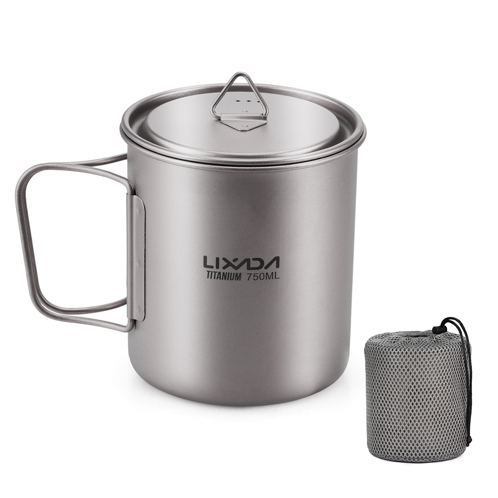 Lixada Water Cup Mug Titanium  - Camping Cooking Mug recensie en prijs