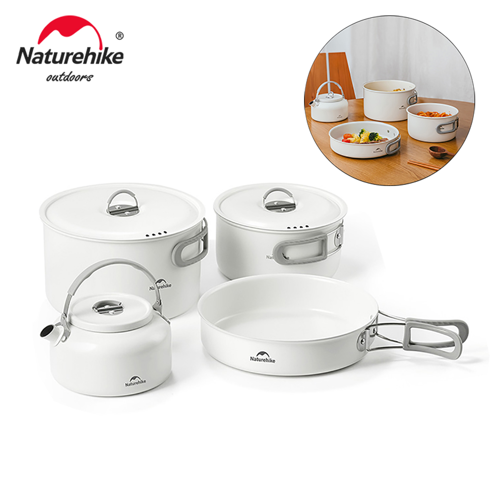 Naturehike Ceramic Non-Stick S - Camping Cooking Set 2 Person recensie en prijs
