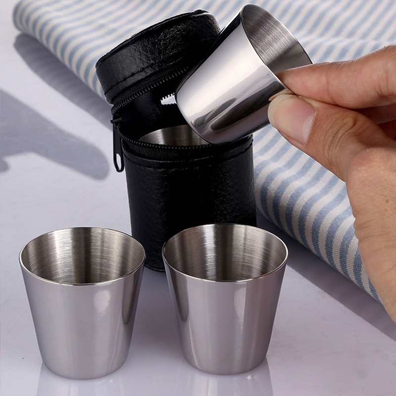 4/6Pcs Stainless Steel Cups Mi - Camping Cooking Mug recensie en prijs