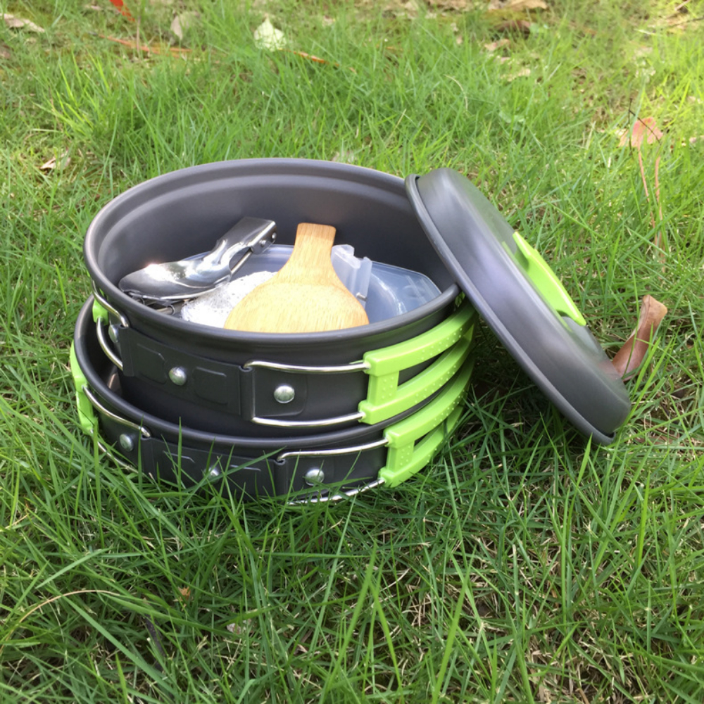 1.8L outdoor lightweight alumi - Camping Cooking Set 2 Person recensie en prijs