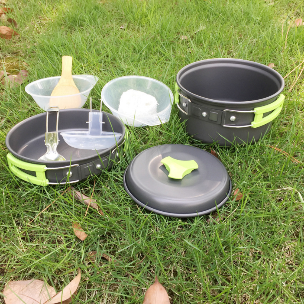 1.8L outdoor lightweight alumi - Camping Cooking Set 2 Person recensie en prijs