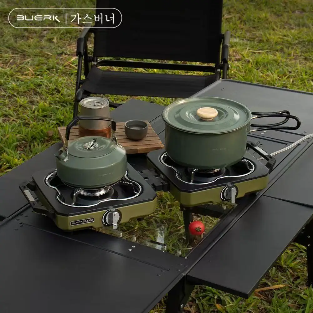 BUERK Camping Stove Double Bur - Camping Double Cooking Stove recensie en prijs