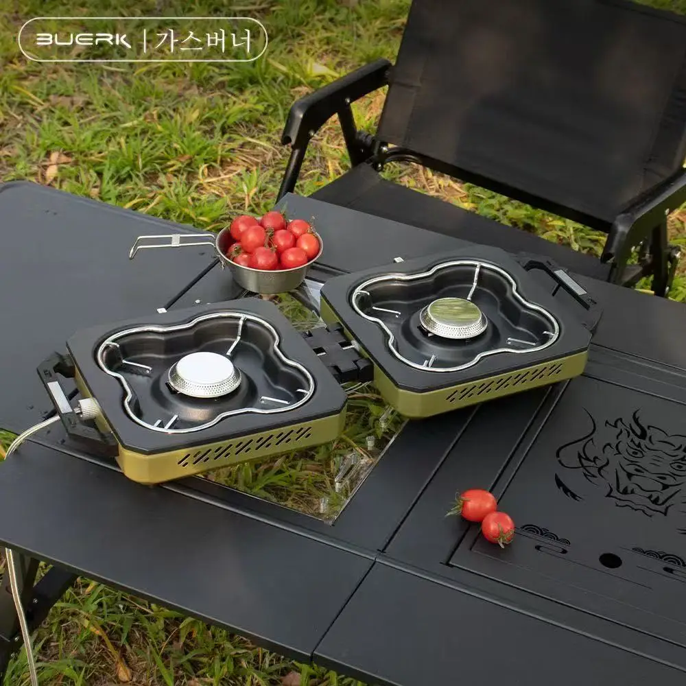 BUERK Camping Stove Double Bur - Camping Double Cooking Stove recensie en prijs