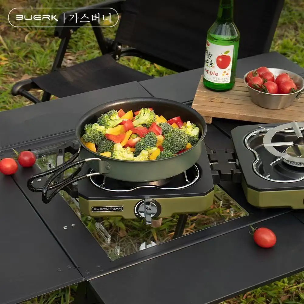 BUERK Camping Stove Double Bur - Camping Double Cooking Stove recensie en prijs
