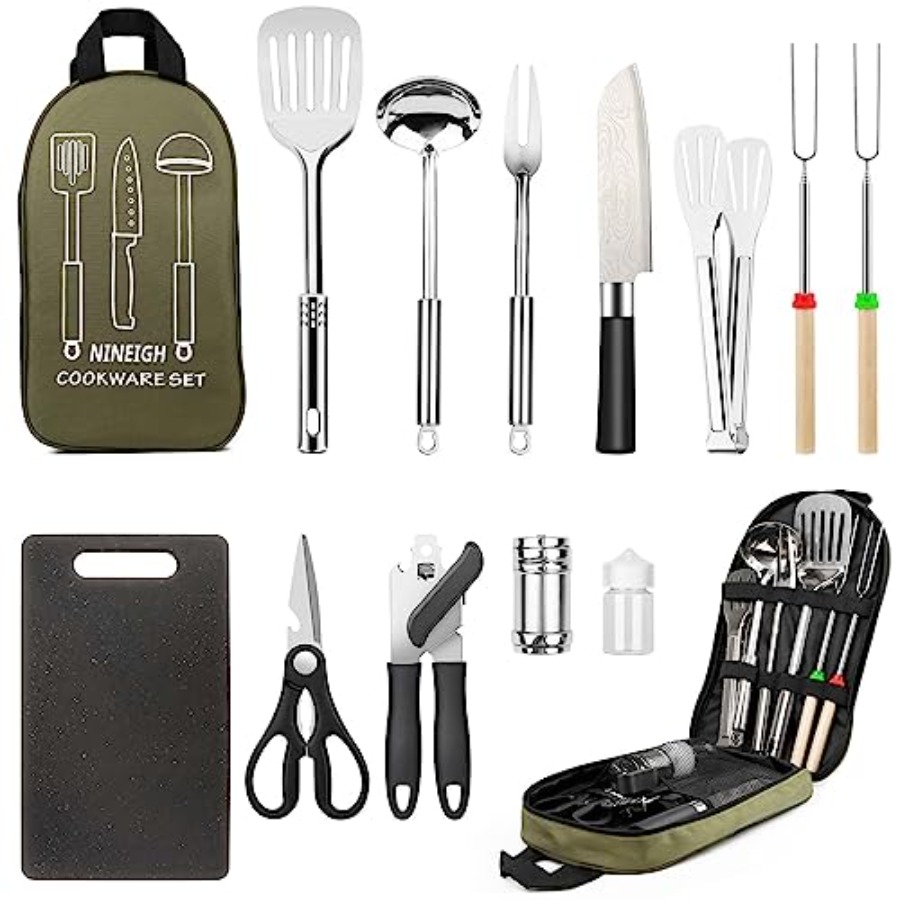 Camping Cooking Utensils Set,  - Van Camping Cooking recensie en prijs