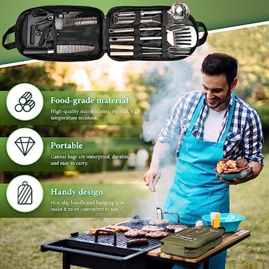 Camping Cooking Utensils Set,  - Van Camping Cooking recensie en prijs