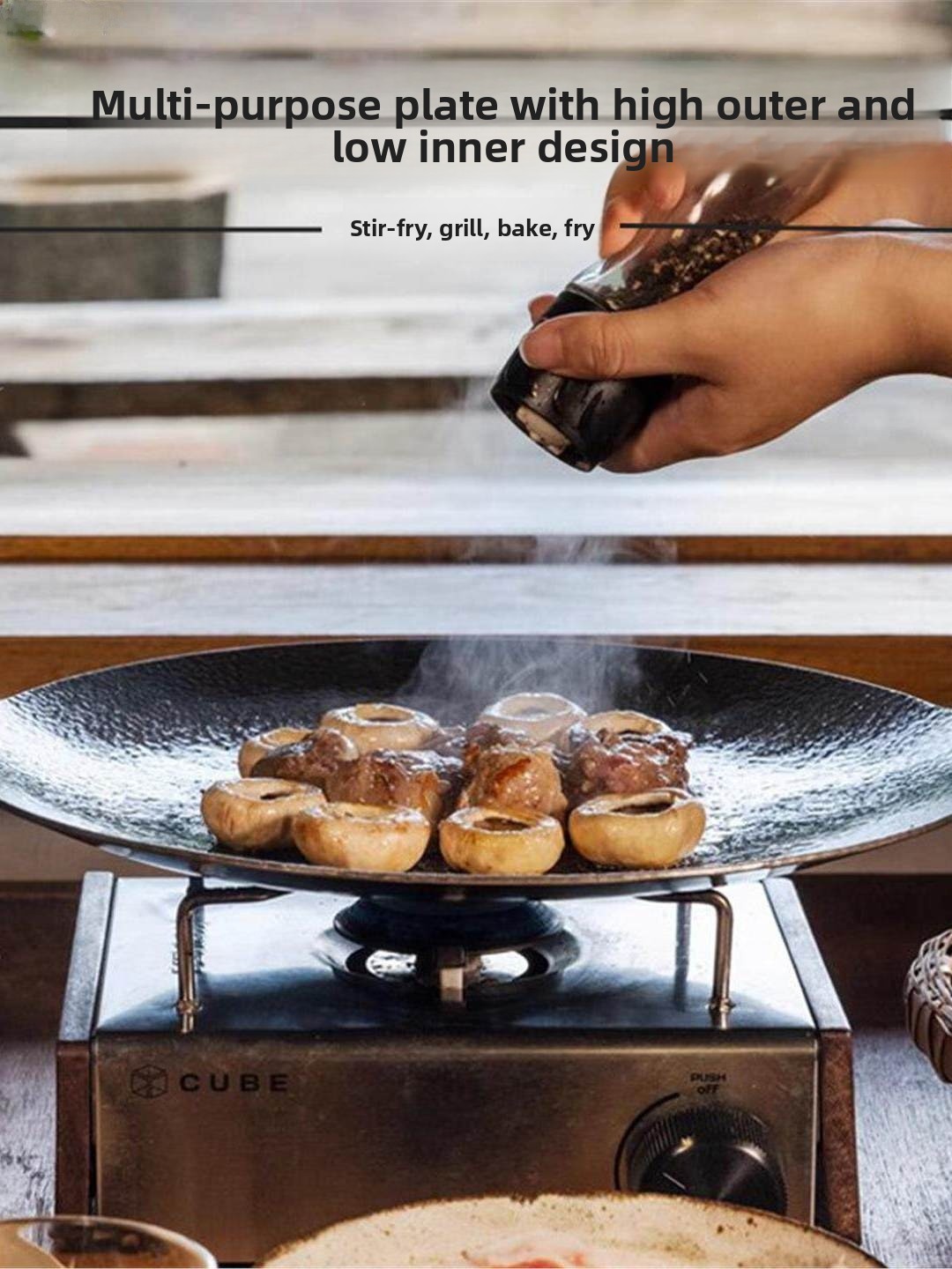Outdoor Cast Iron Charcoal Gri - Camping Cooking Grill recensie en prijs