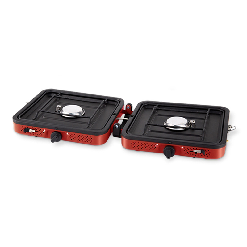Portable double burner cooker  - Camping Double Cooking Stove recensie en prijs