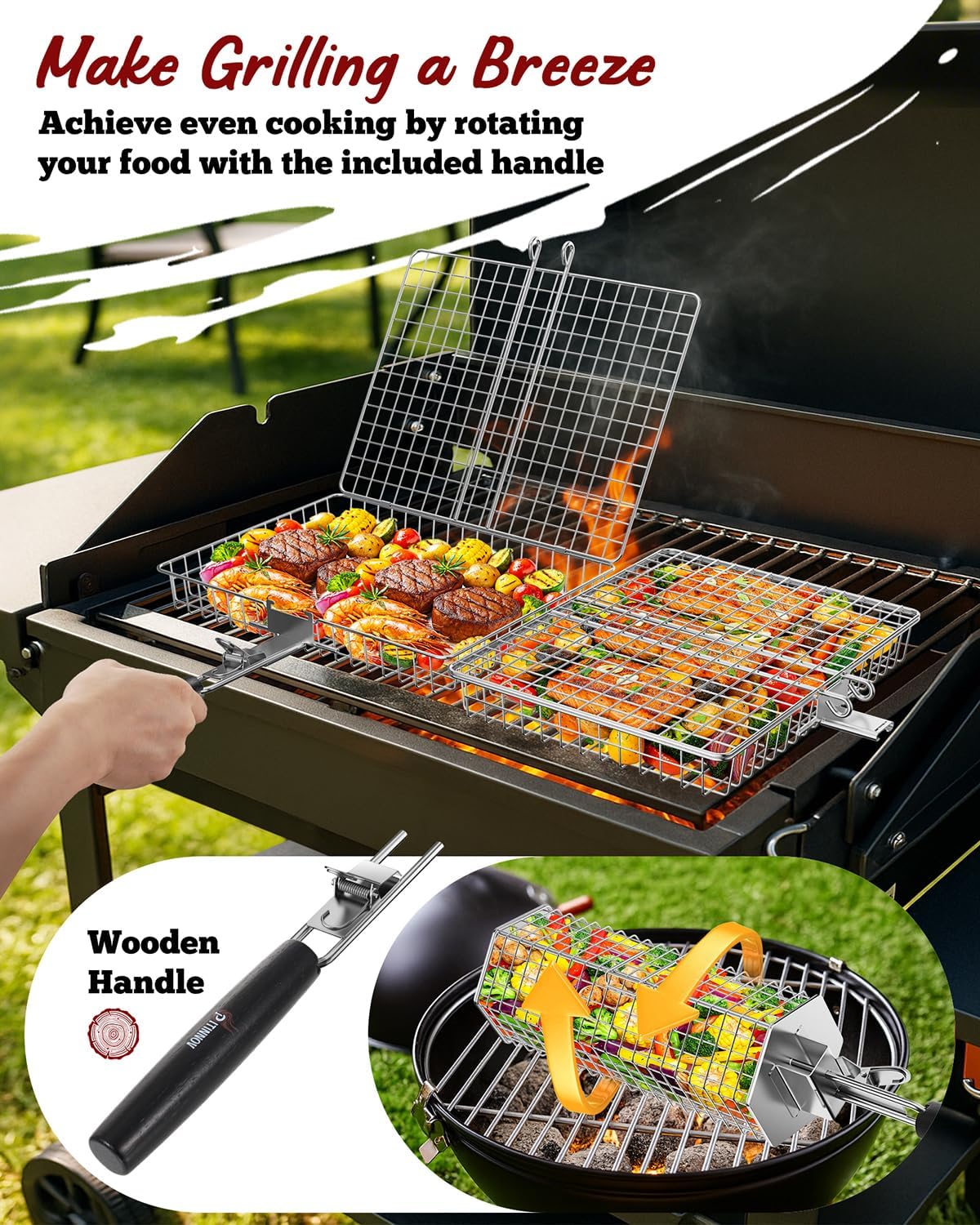 Grill Baskets For Outdoor Gril - Camping Cooking Grill recensie en prijs