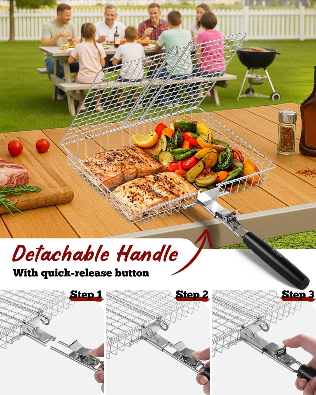 Grill Baskets For Outdoor Gril - Camping Cooking Grill recensie en prijs