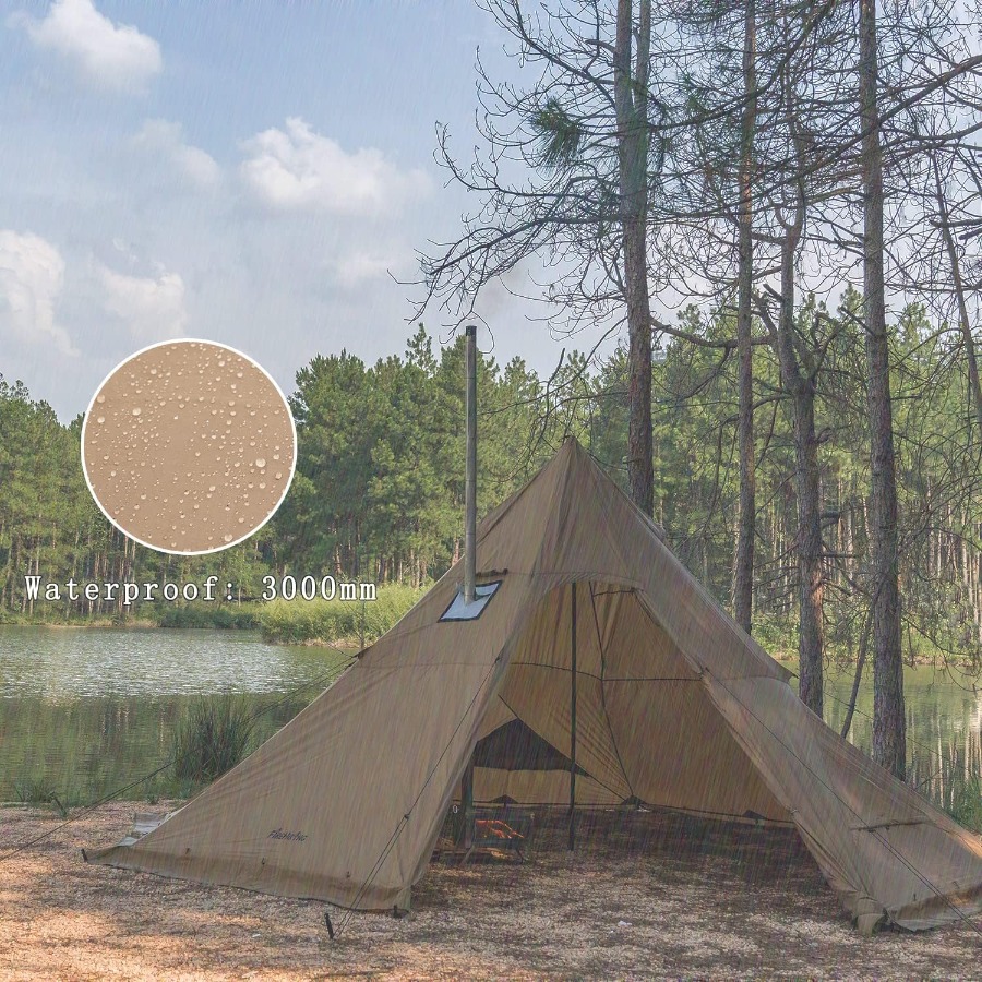 Camping Hot Tent 4-8 Person Ti - Camping Double Cooking Stove recensie en prijs