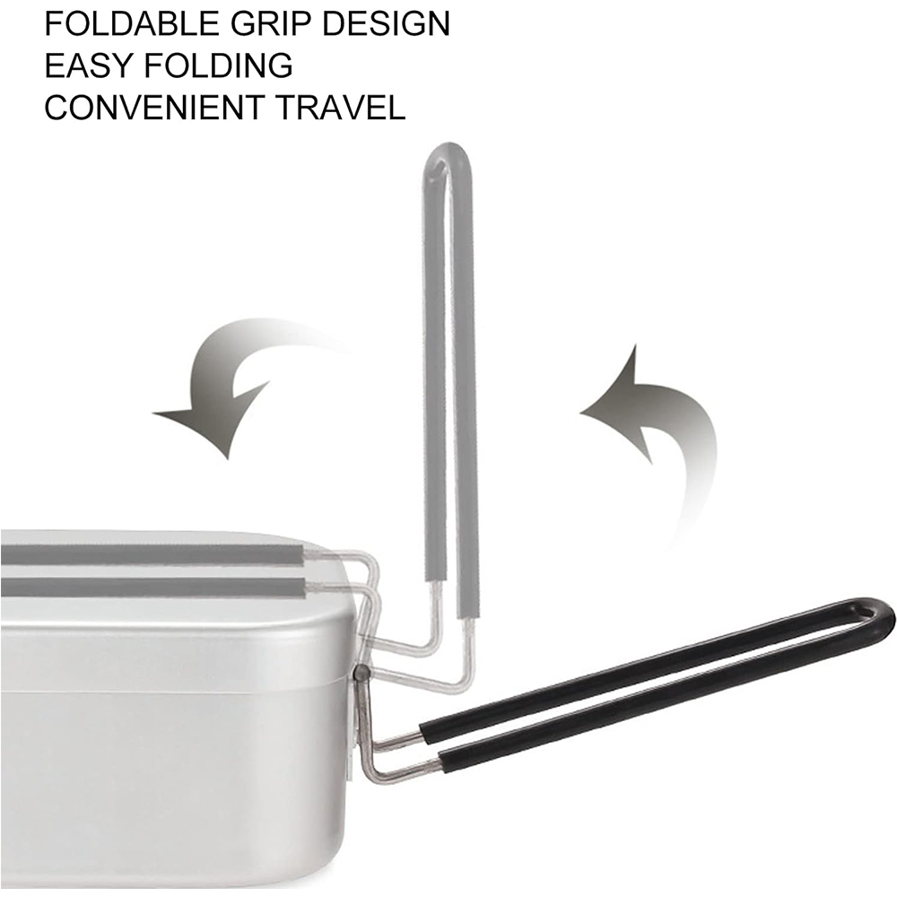 800ML Aluminum Lunch Boxes Out - Camping Cooking Roll recensie en prijs