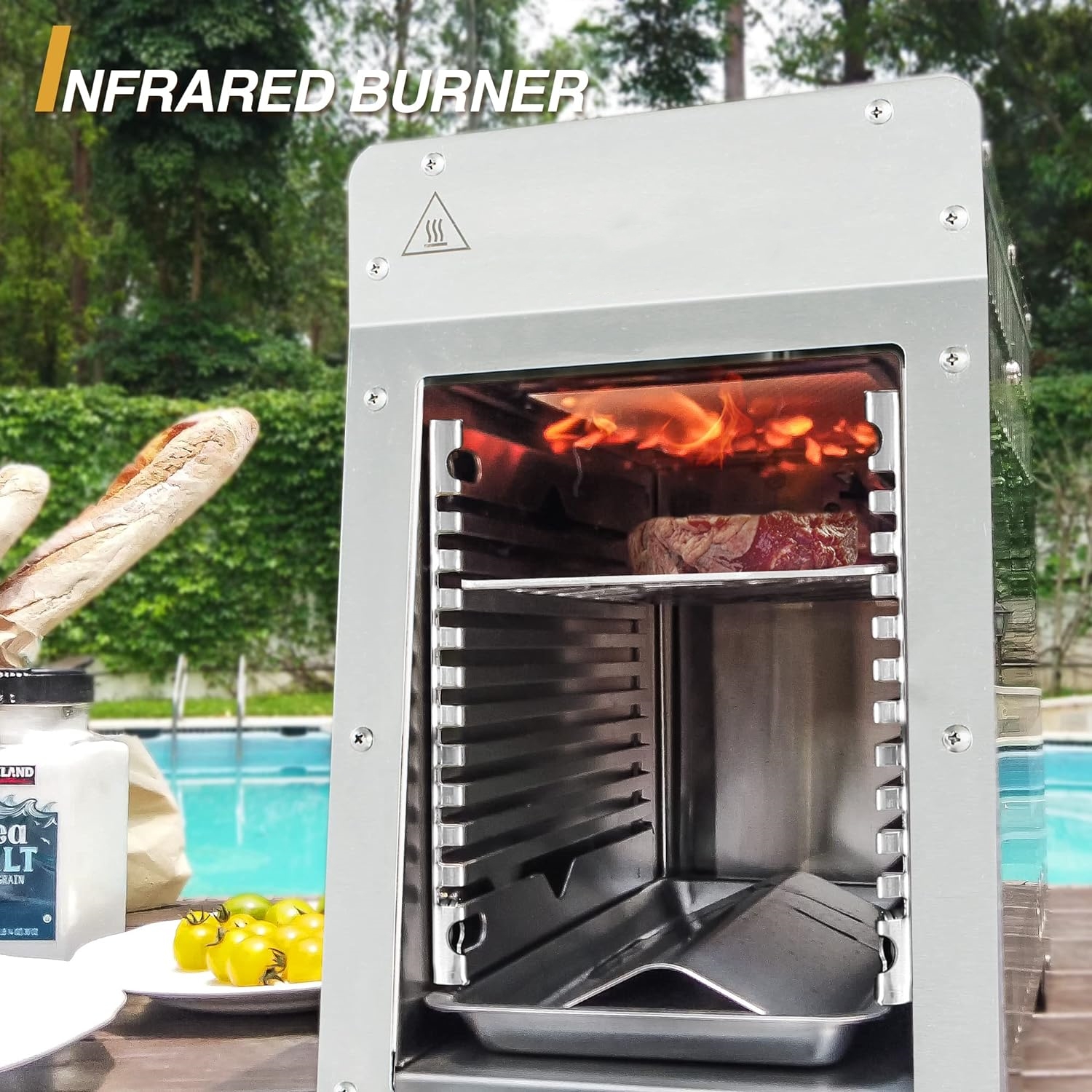 Stainless Steel Propane Grill  - Camping Cooking Broiler recensie en prijs