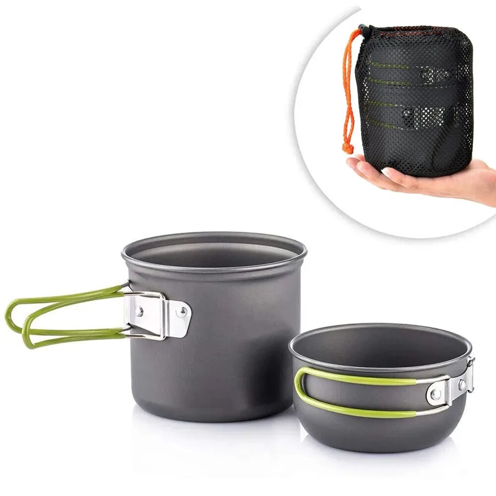 Camping Cookware Mess Kit Ultr - Camping Cooking Set 2 Person recensie en prijs