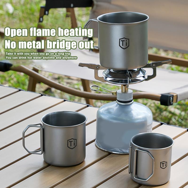 Titanium Steel Coffee Mug Cup  - Camping Cooking Mug recensie en prijs