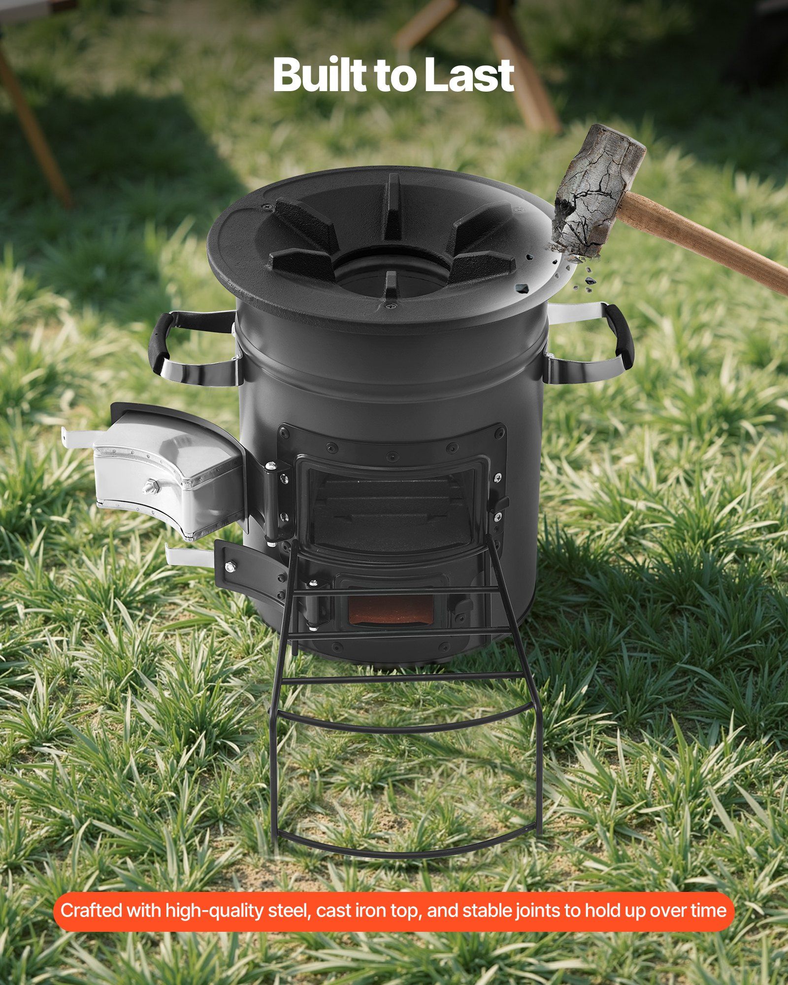 Outdoor Portable Rocket Stove  - Camping Double Cooking Stove recensie en prijs