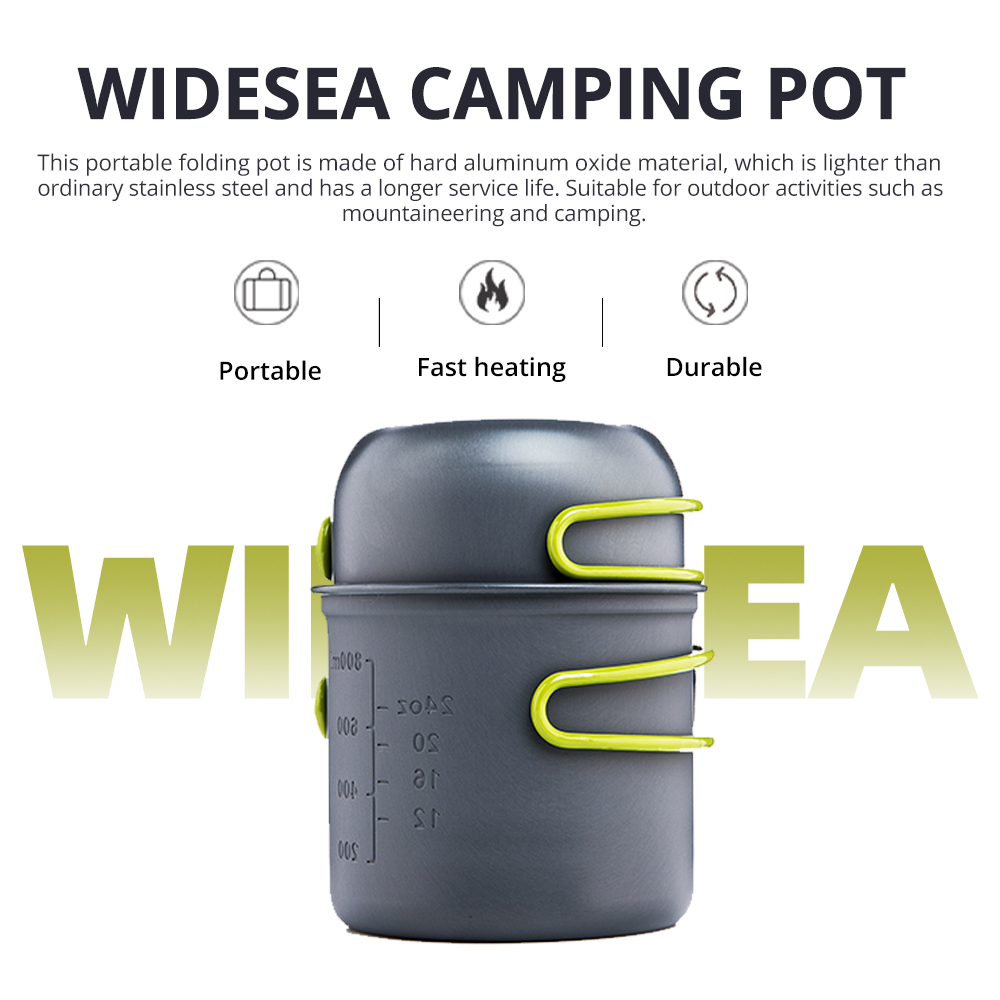 Widesea Ultralight Camping Coo - Camping Cooking Set 2 Person recensie en prijs