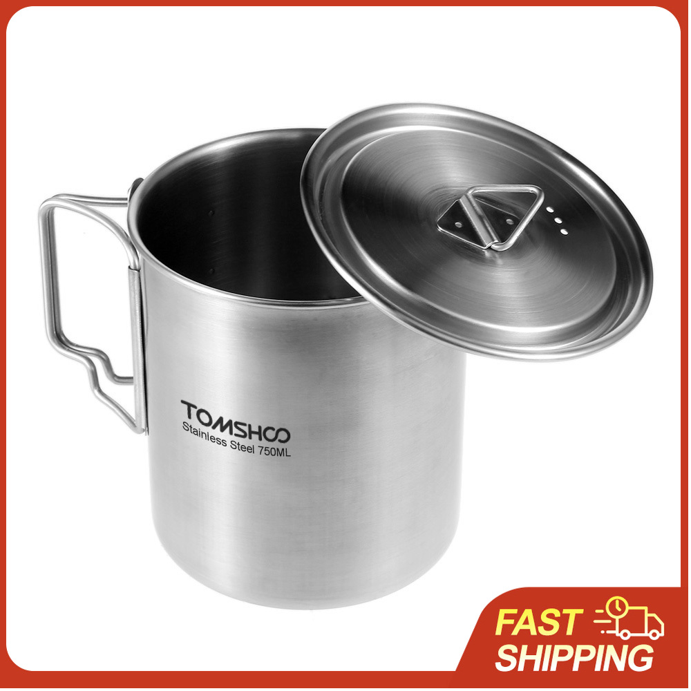 TOMSHOO 750ml Stainless Steel  - Camping Cooking Mesh recensie en prijs