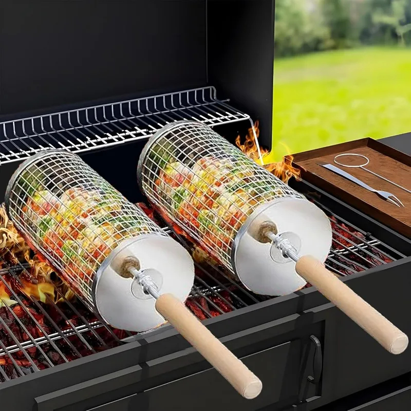 Round Rolling BBQ Grill Net 30 - Camping Cooking Roll recensie en prijs
