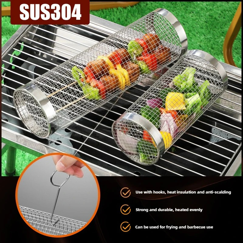 Round Rolling BBQ Grill Net 30 - Camping Cooking Roll recensie en prijs