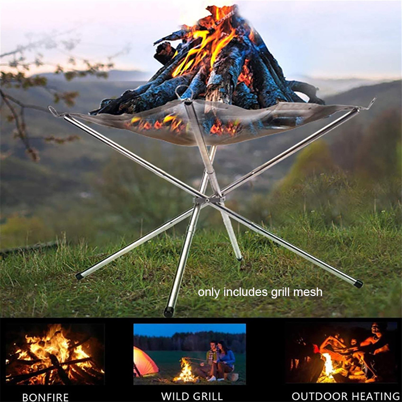 Portable Fire Pit Durable Outd - Camping Cooking Mesh recensie en prijs