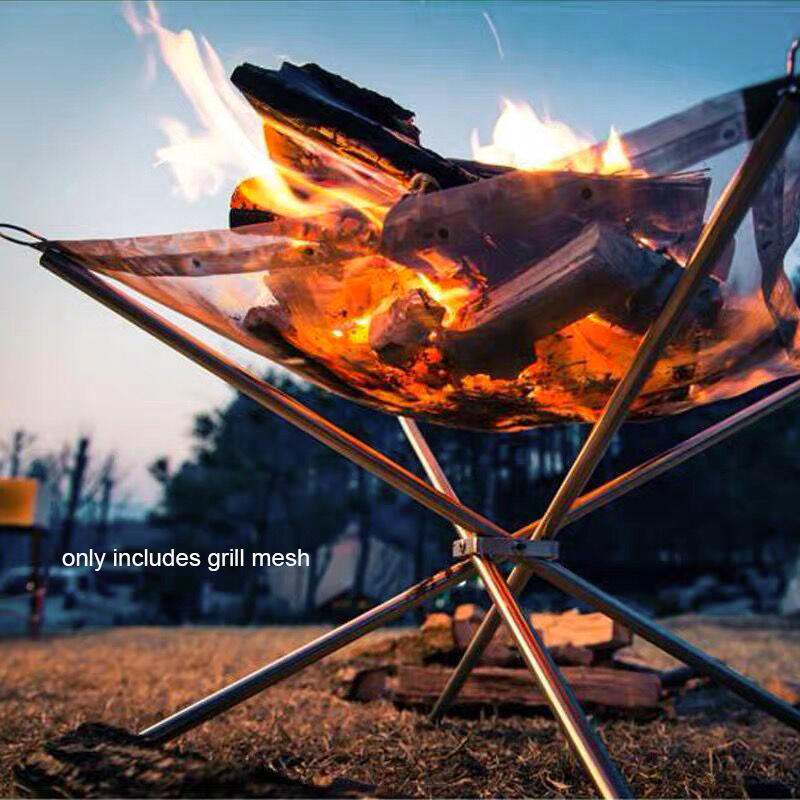 Portable Fire Pit Durable Outd - Camping Cooking Mesh recensie en prijs