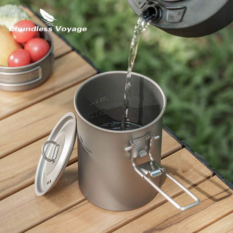 Boundless Voyage 900ml Titaniu - Camping Cooking Mesh recensie en prijs