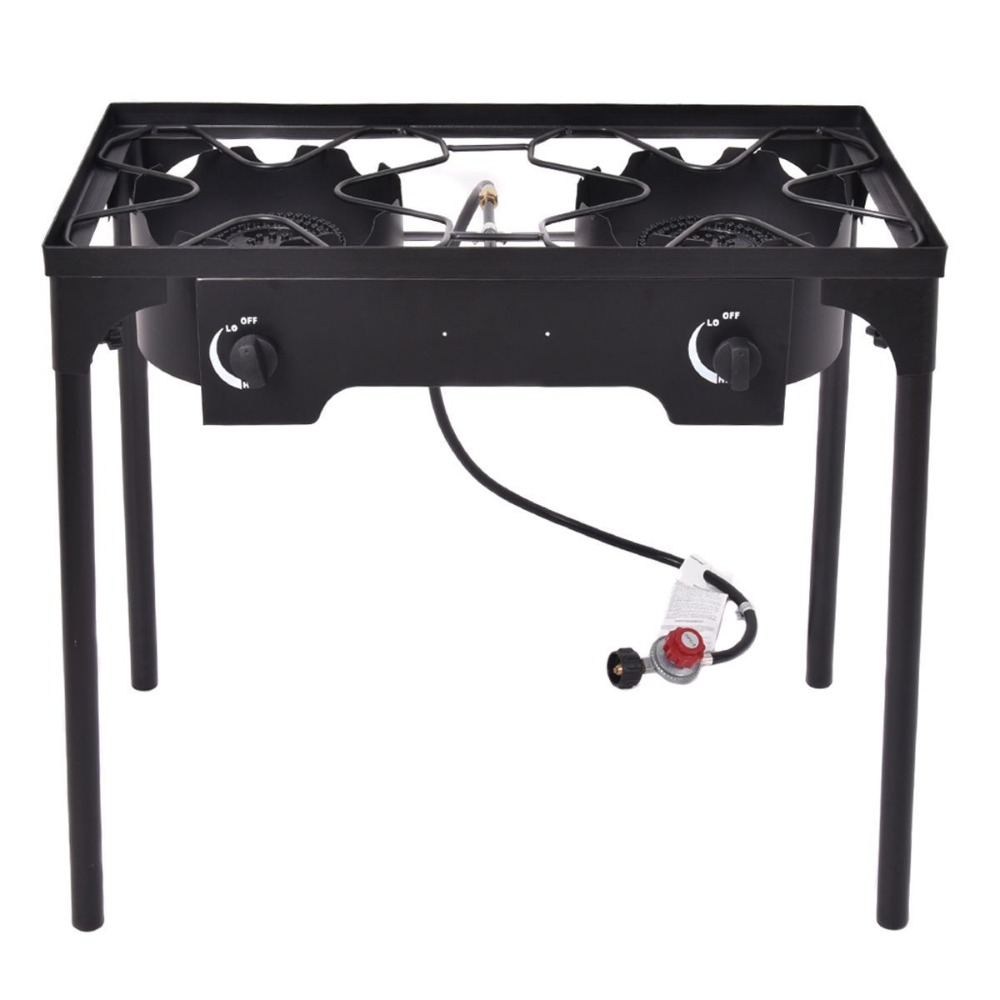 150000BTU Portable Propane Dou - Camping Double Cooking Stove recensie en prijs