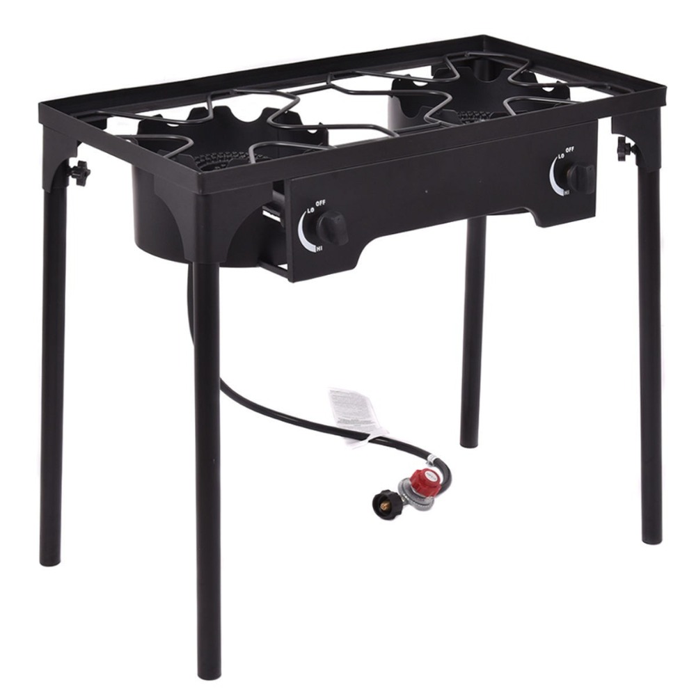 150000BTU Portable Propane Dou - Camping Double Cooking Stove recensie en prijs