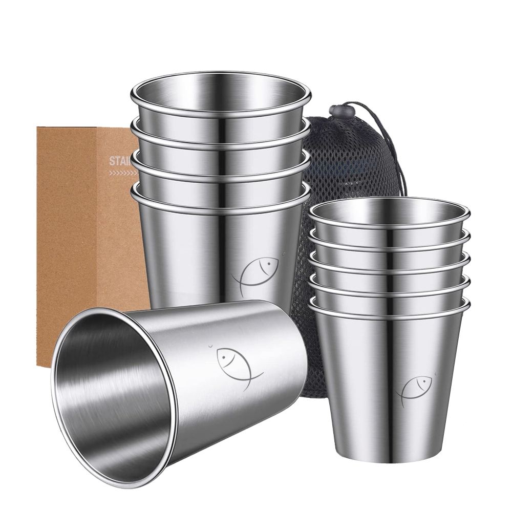 5 Pieces Stainless Steel Cups  - Camping Cooking Mug recensie en prijs