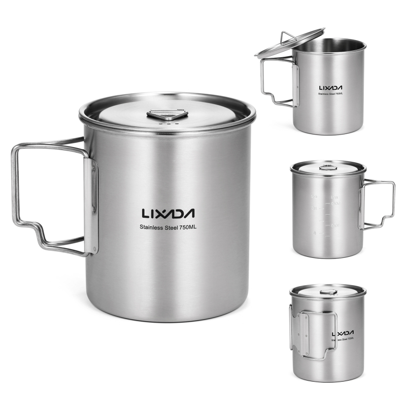 Lixada 750ml Cup Outdoor Stain - Camping Cooking Roll recensie en prijs