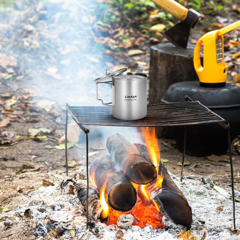 Lixada 750ml Cup Outdoor Stain - Camping Cooking Roll recensie en prijs