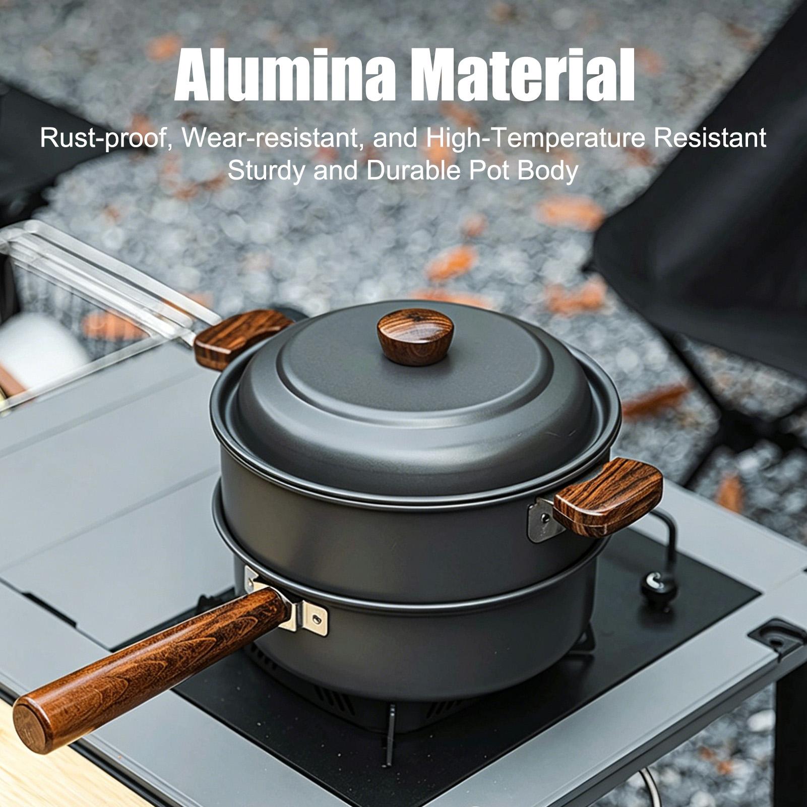 Camping Pot Portable Large Lig - Camping Double Cooking Stove recensie en prijs