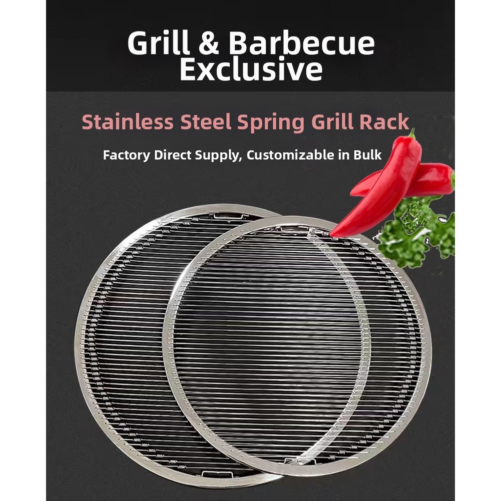 Stainless Steel BBQ Grill Net  - Camping Cooking Mesh recensie en prijs